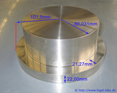 Stahlblock Vakuumkammer